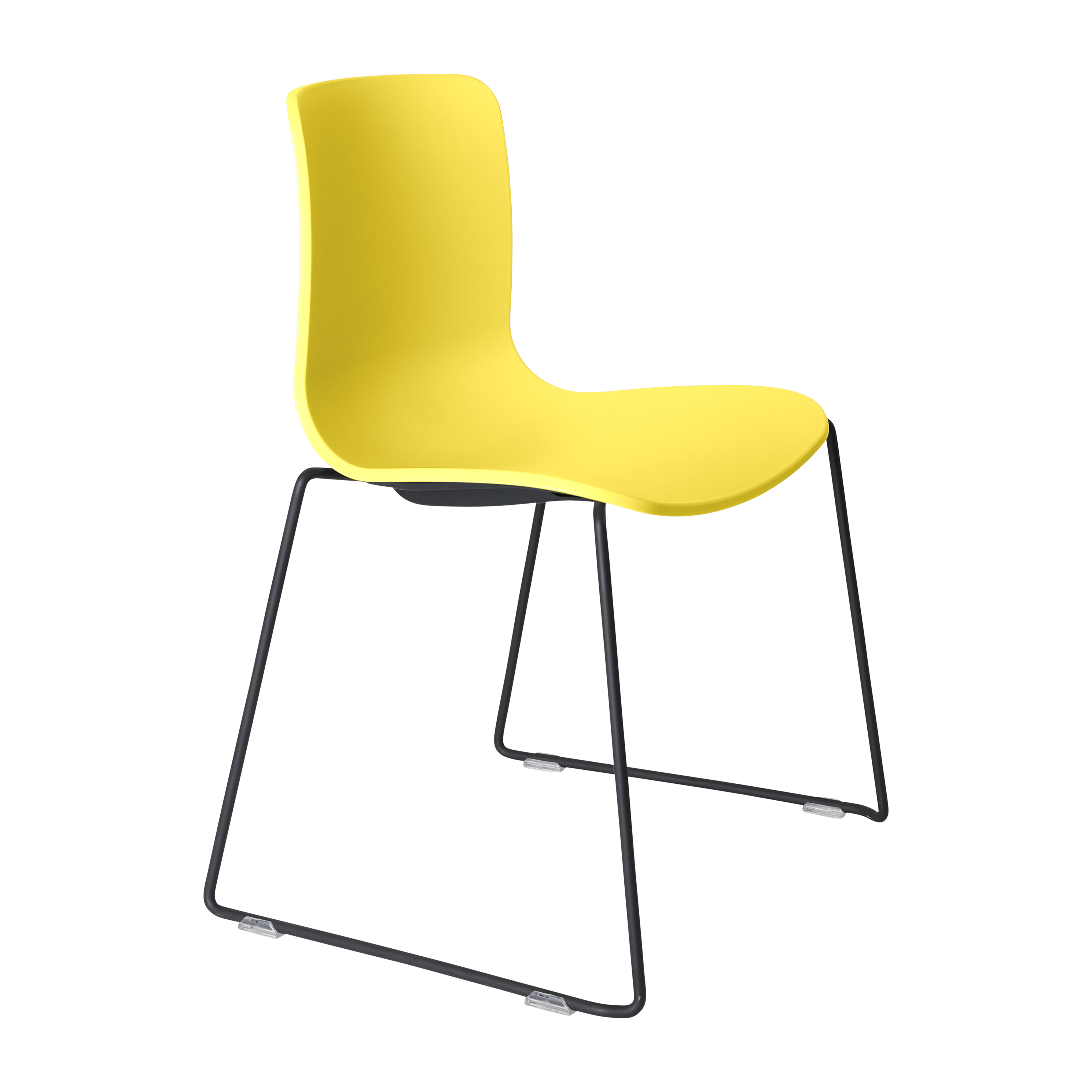 Acti Chair (Yellow / Sled Base Black)
